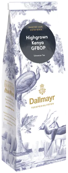 Dallmayr čierny sypaný čaj Kenya GFBOP