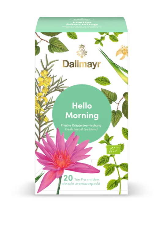 Dallmayr bylinný pyramídový čaj Hello Morning BIO
