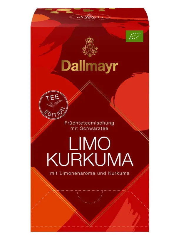 Dallmayr ovocný pyramídový čaj Limo/Kurkuma BIO