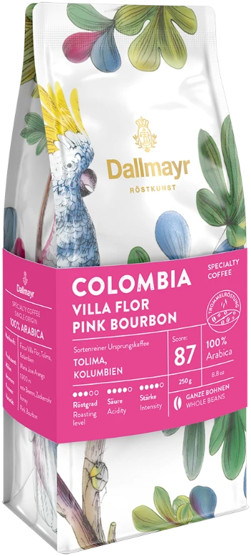 Dallmayr COLOMBIA VILLA FLOR PINK BOURBON 250g