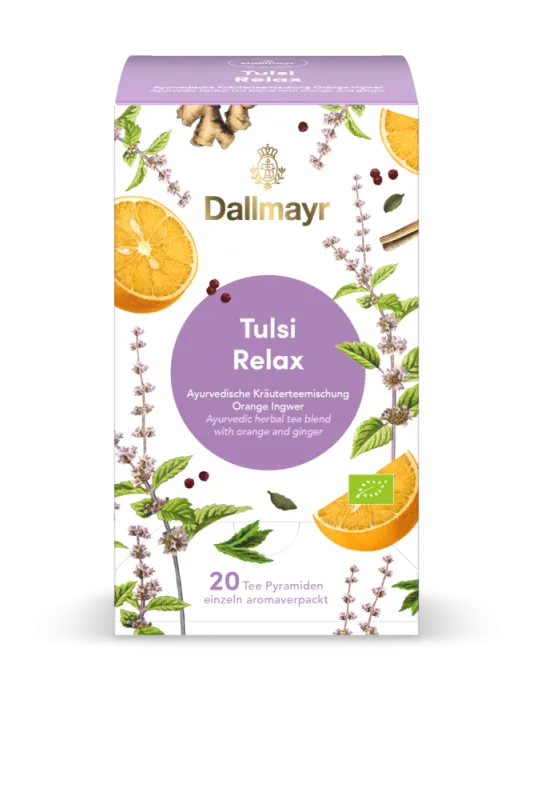 Dallmayr bylinný pyramídový čaj Tulsi Relax BIO