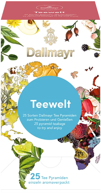 Dallmayr mix pyramídových čajov Teewelt