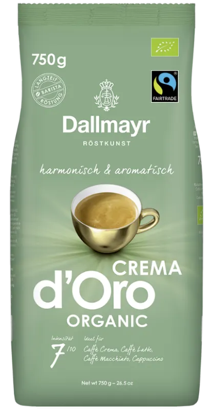 Dallmayr CREMA d´ORO ORGANIC 750g BIO