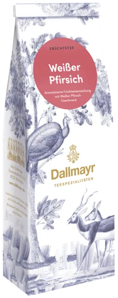 Dallmayr ovocný sypaný čaj Biela broskyňa