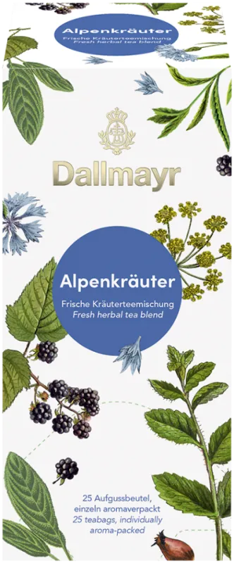 Dallmayr bylinný nálevový čaj Alpské bylinky