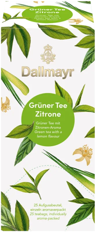 Dallmayr Zelený nálevový čaj s citrónom