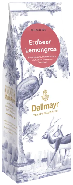 Dallmayr ovocný sypaný čaj Jahoda/Citrónová tráva